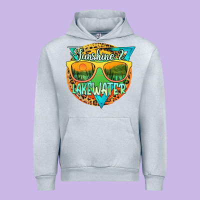 Sunshine & Lakewater Urban Hoodie Designed By Jahusdesignshop