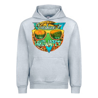Heather Grey sunshine & lakewater Urban Hoodie - JahusDesignShop