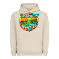 Pigment French Oak sunshine & lakewater Urban Hoodie - JahusDesignShop