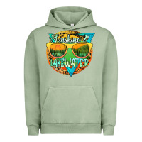 Pigment Oil Green sunshine & lakewater Urban Hoodie - JahusDesignShop