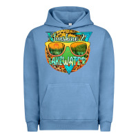 Pigment Pebble Blue sunshine & lakewater Urban Hoodie - JahusDesignShop