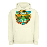 Pigment Pistachio sunshine & lakewater Urban Hoodie - JahusDesignShop