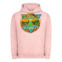 Pigment Salmon sunshine & lakewater Urban Hoodie - JahusDesignShop