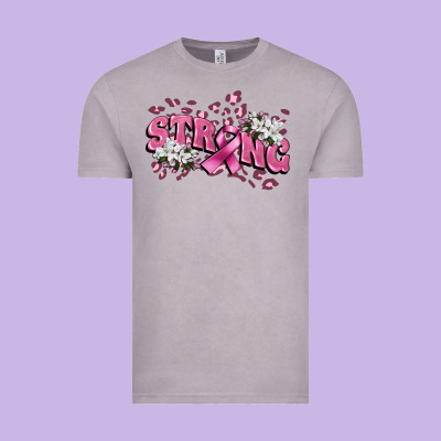Strong Cancer Awareness Vintage Tee Designed By Fadigitalartstudio