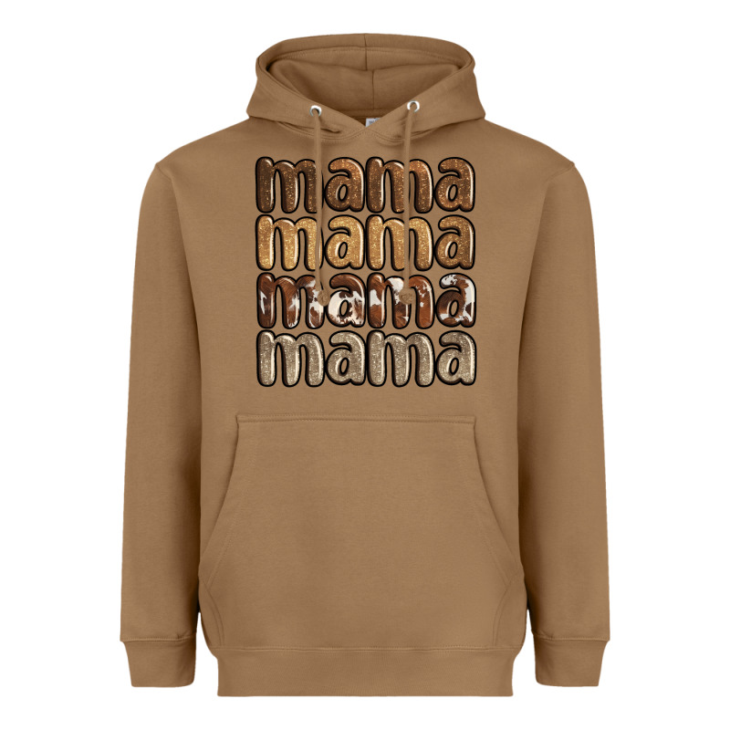 Faux Sequins Mama Heavyweight Hoodie by JahusDesignShop | Teevron