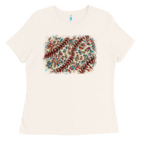 Bone Baseball leopard glitter background Ladies Tee - HowdyJamesFarm