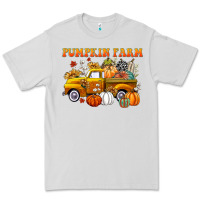 Dove Grey pumpkin farm Premium Tee - CowGirlArtShop