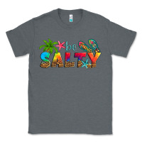 Charcoal Heather be salty Classic Tee - Artiststas