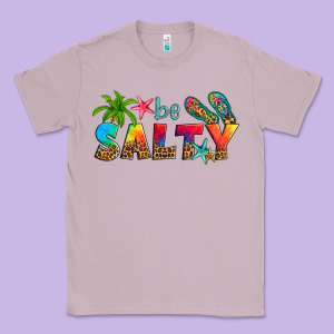 Be Salty Classic Tee Designed By Artiststas