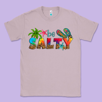Be Salty Classic Tee Designed By Artiststas