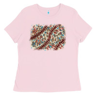 Bubblegum Pink Baseball leopard glitter background Ladies Tee - HowdyJamesFarm