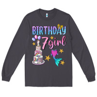 Smoke birthday girl 7 Long Sleeve Tee - BundleAndBundleShop