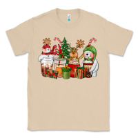 Mushroom christmas polar bear reindeer and snowman coffee c Classic Tee - CowGirlArtShop