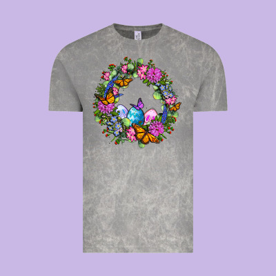 Easter Ocaliptus Spring Flowers Vintage Tee Designed By Oliviacreatesart