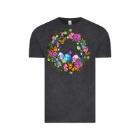 Vintage Black Easter Ocaliptus spring flowers Vintage Tee - OliviaCreatesArt