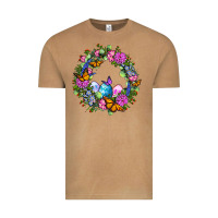 Vintage Camel Easter Ocaliptus spring flowers Vintage Tee - OliviaCreatesArt