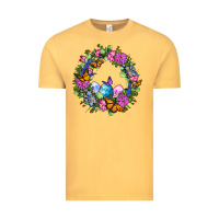 Vintage Mustard Easter Ocaliptus spring flowers Vintage Tee - OliviaCreatesArt