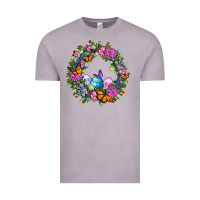 Vintage Zinc Easter Ocaliptus spring flowers Vintage Tee - OliviaCreatesArt