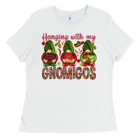 White Hanging with my gnomigos Mexico Ladies Tee - HowdyJamesFarm