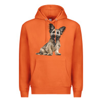 Carrot Skye Terrier Dog Illustrations Premium Hoodie - LillyAllenDesigns