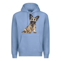Colony Blue Skye Terrier Dog Illustrations Premium Hoodie - LillyAllenDesigns