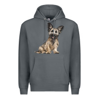 Rock Skye Terrier Dog Illustrations Premium Hoodie - LillyAllenDesigns