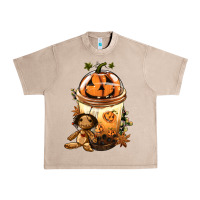 French Oak Halloween Jack O Lantern Bobba Cup Urban Heavy Tee - FaDigitalArtStudio