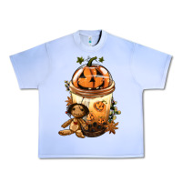 Grape Ice Halloween Jack O Lantern Bobba Cup Urban Heavy Tee - FaDigitalArtStudio