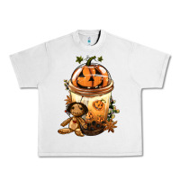 Lunar Rock Halloween Jack O Lantern Bobba Cup Urban Heavy Tee - FaDigitalArtStudio