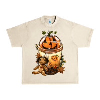 Sandshell Halloween Jack O Lantern Bobba Cup Urban Heavy Tee - FaDigitalArtStudio