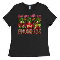 Black Hanging with my gnomigos Mexico Ladies Tee - HowdyJamesFarm