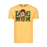 Vintage Mustard Christmas dog mom beagle Vintage Tee - RanaPortraitStore