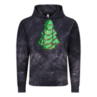 Cloud Black green christmas cake Vintage Hoodie - FaDigitalArtStudio