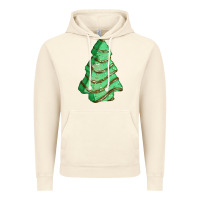 Vintage Artic green christmas cake Vintage Hoodie - FaDigitalArtStudio