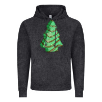 Vintage Black green christmas cake Vintage Hoodie - FaDigitalArtStudio