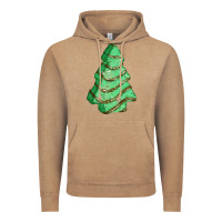 Vintage Coffee green christmas cake Vintage Hoodie - FaDigitalArtStudio