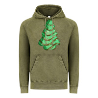 Vintage Olive green christmas cake Vintage Hoodie - FaDigitalArtStudio