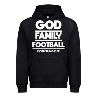 Black god family football christian faith shirt Urban Hoodie - baoMotion