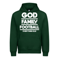 Forest Green god family football christian faith shirt Urban Hoodie - baoMotion