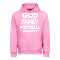 Fuchsia Pink god family football christian faith shirt Urban Hoodie - baoMotion