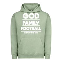 Pigment Oil Green god family football christian faith shirt Urban Hoodie - baoMotion