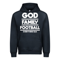 Navy god family football christian faith shirt Urban Hoodie - baoMotion