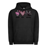 Pigment Black peace love racing Urban Hoodie - JahusDesignShop