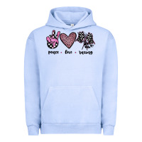 Pigment Grape Ice peace love racing Urban Hoodie - JahusDesignShop