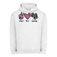 Pigment Lunar Rock peace love racing Urban Hoodie - JahusDesignShop