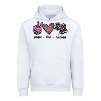 White peace love racing Urban Hoodie - JahusDesignShop