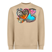 Mushroom western leopard  racing  hearts Heavyweight Sweatshirt - AdoDesignShop