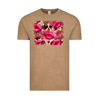 Vintage Coffee Valentine's Day pink plaid red glitter cowhide Vintage Tee - FaDigitalArtStudio