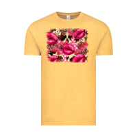 Valentine's Day Pink Plaid Red Glitter Cowhide Vintage Tee | Teevron