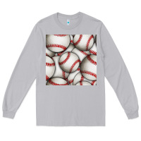 Moon Dust baseball seamless pattern Long Sleeve Tee - BundleAndBundleShop